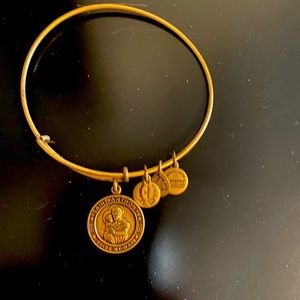 Alex and Ani Saint Anthony Charm Bangle